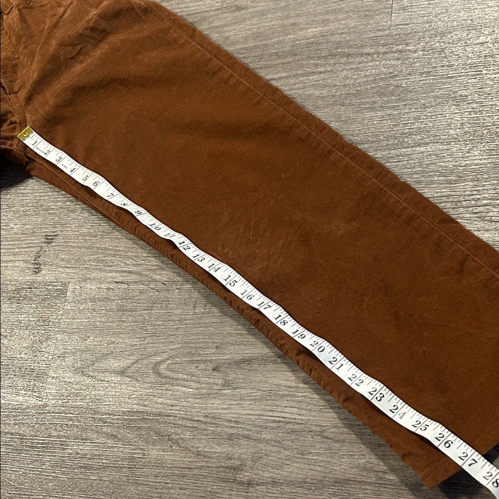 Levi’s Ribcage Straight Ankle Pants Brown High Rise W26 L27 - Picture 6 of 12